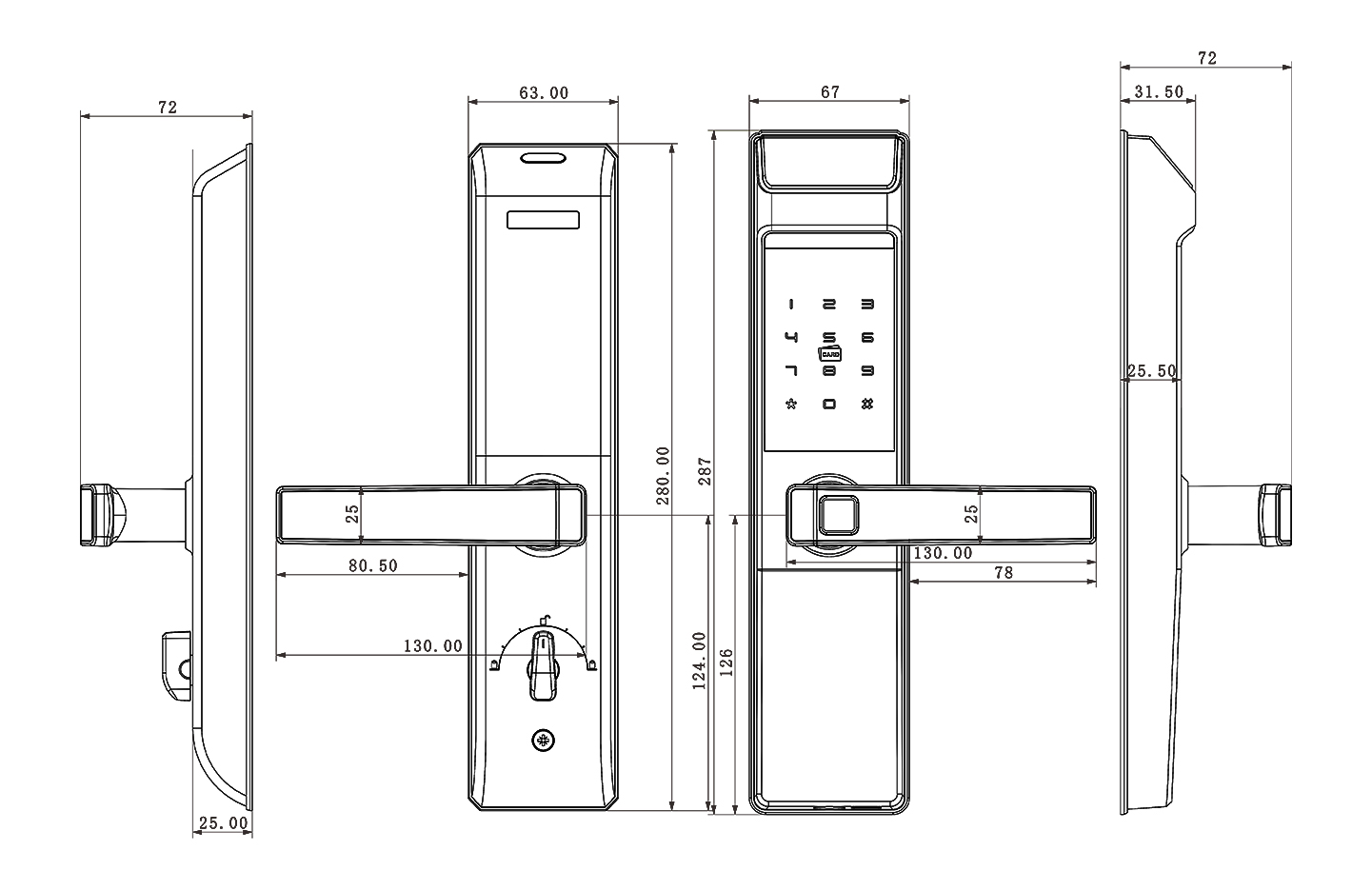 China New Arrival N3T With TT Lock APP Bluetooth Control Fingerprint ...